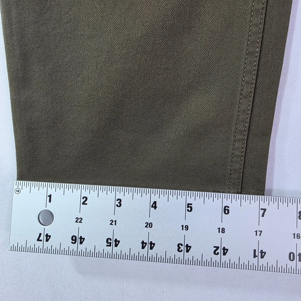 Banana Republic Slim Fit Traveler Pants Mens 36x30 Dark Olive Italian Fabric NWT
